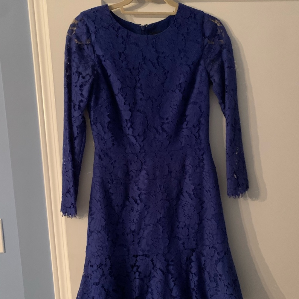 Blue j crew dress